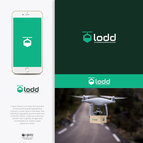 lodd - Design the modern logo of a drone delivery services venture Design by ojietz