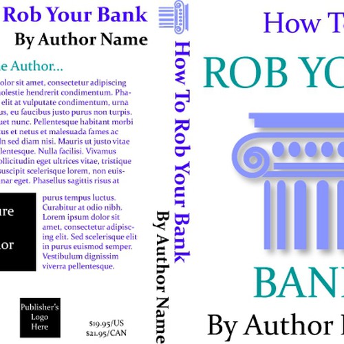 How to Rob Your Bank - Book Cover Diseño de cher6476