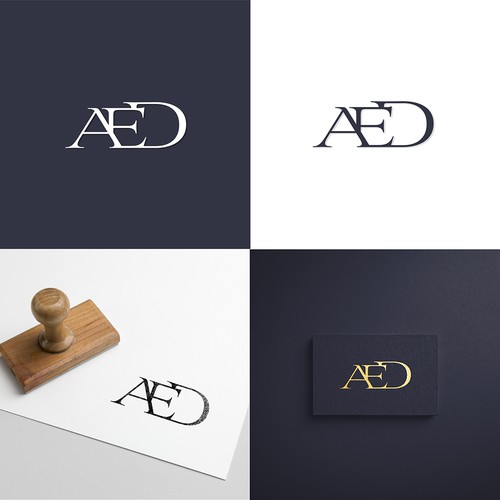 Family Initials Monogram, with an elegant, modern, luxurious take Design by HartG