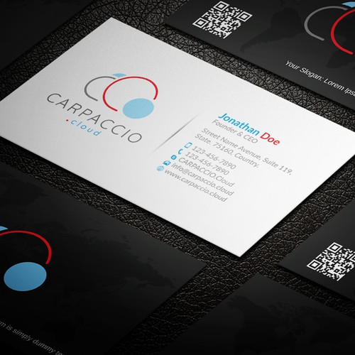 Give more muscle to research with graphic ID for CARPACCIO.cloud Design by DesignsTRIBE