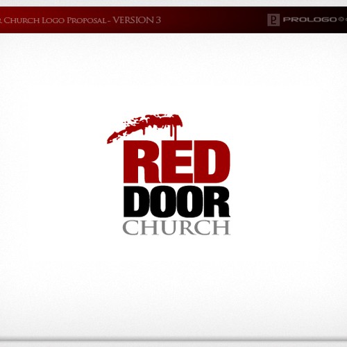 Red Door church logo Ontwerp door ProLogo™