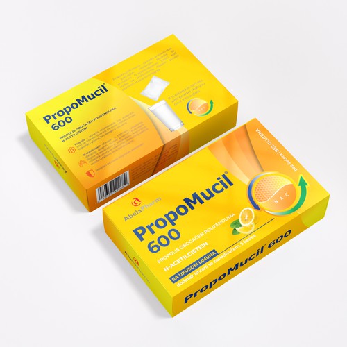 Diseño de We need a POWERFUL reDesign of mucus relief sachets de CUPEDIUM