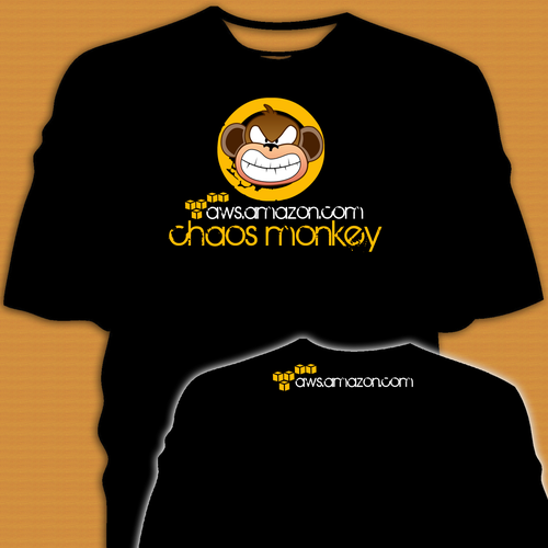 Design the Chaos Monkey T-Shirt Design by JamezD