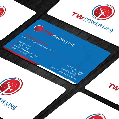 Business Card for a high voltage company Design by prosenjit_P