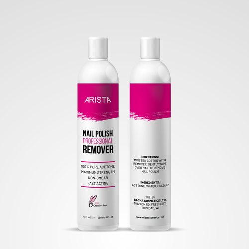 Arista Nail Polish Remover Design by Sayyed Jamshed