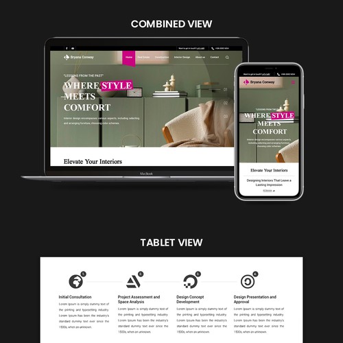 REALESTATE WEBSITE DESIGN - BRYANA CONWAY Design by Udaan Technologies