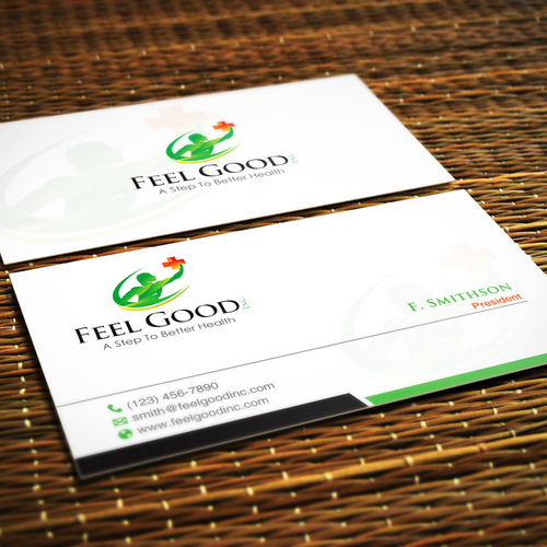 A Step To Better Health - Business card for the medical industry Design by ™SF_Design™