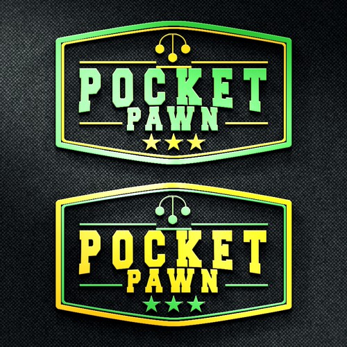 Create a unique and innovative logo based on a "pocket" them for a new pawn shop. Design by mrccaris