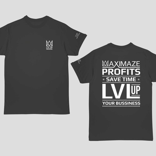 OBΛYさんのNew Shirt Design for LVL Up Imagingデザイン