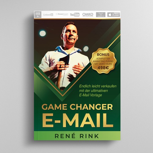 New E-Mail Marketing Best-Seller Books news #1 Cover Design by Rezy