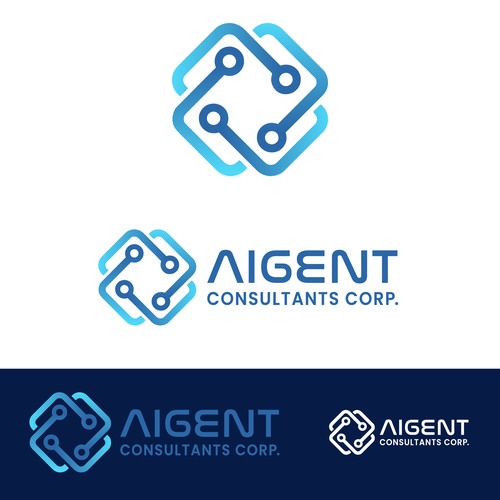 AI Agent Company: Appealing to small to medium sized businesses. Design by Arif Khokhar✔️