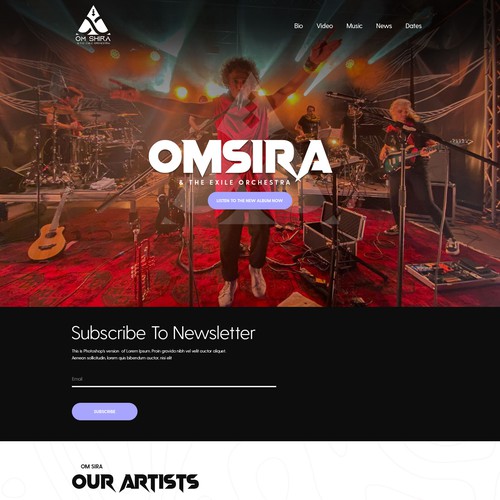 Web page design contest entry by ⚡️unbox.style⚡️