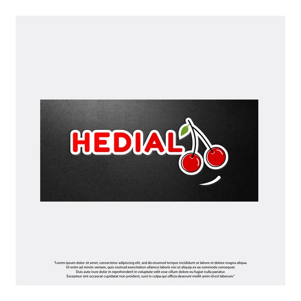Design by bambam™ titled "Hedial logo"