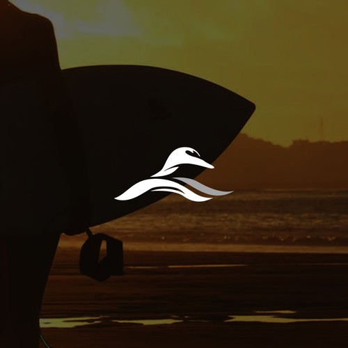 Coastal lifestyle brand featuring a mallard duck and wave, appeal to outdoor enthusiasts and surfers Design von ACZ_designs