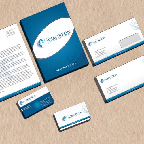 stationery for Cimarron Surveying & Mapping Co., Inc. Diseño de jopet-ns