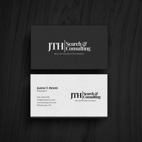 Business Card Design for Executive Search Firm Design by kaylee CK