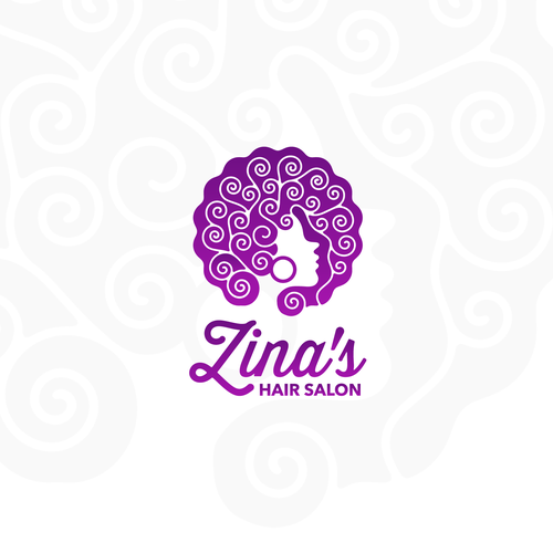 Showcase African Heritage and Glamour for Zina's Hair Salon Logo Ontwerp door Brands Crafter