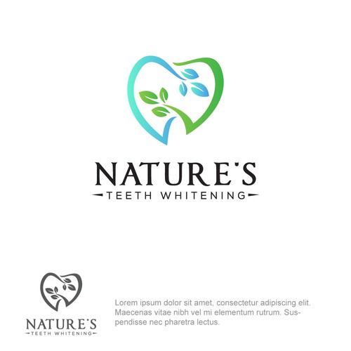 Nature's Teeth Whitening - Needs a Natural Company Logo Design by hasnagraphics