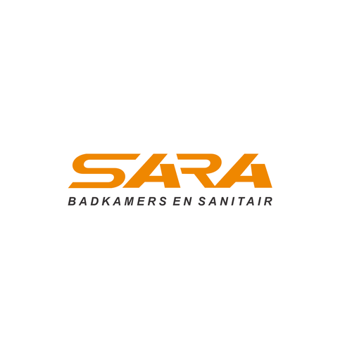 Logo moet SARA zijn ipv saar, letters moeten beeldmerk worden, ‘Badkamers & Sanitair’ eronder!! Design by Elesense