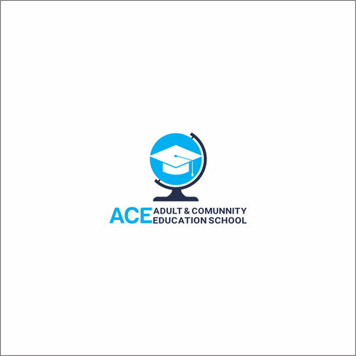 ACE School logo Design by Psykopet