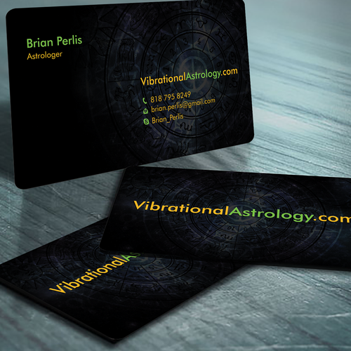 Business card design for a professional online astrologer/website | Business  card contest | 99designs
