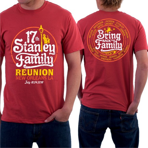 Create a stunning Family Reunion shirt for New Orleans!! | T-shirt contest