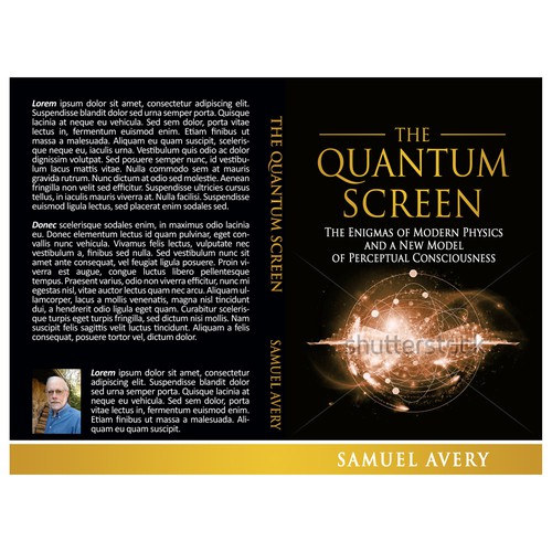 Book Cover: Quantum Physics & Consciousenss Diseño de ink.sharia