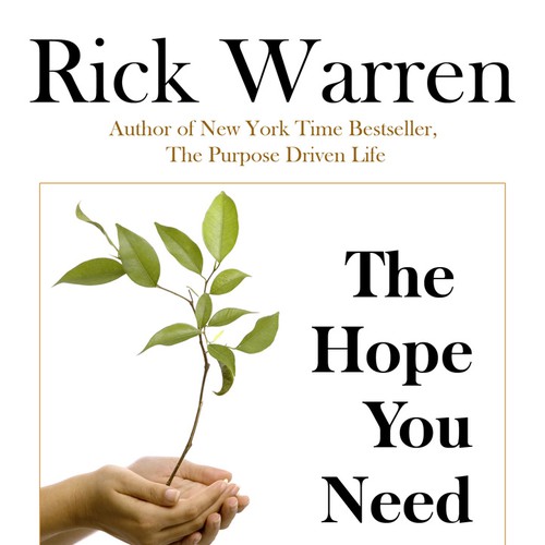 Design Rick Warren's New Book Cover Design por Brandezco