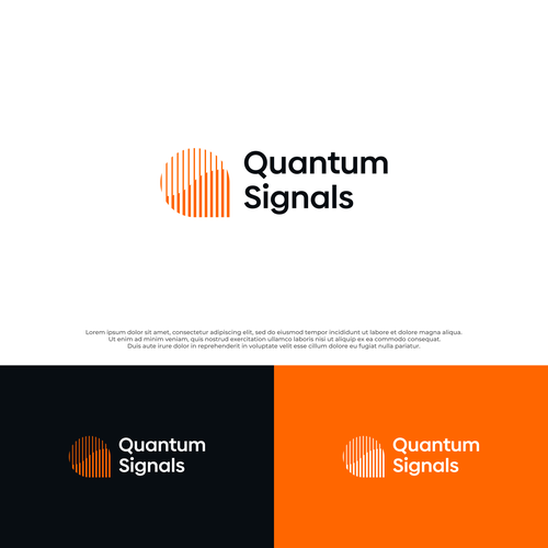 Logo for software company that does GenAI + Quantum for Trading - Quantum Signals Design by dir.de