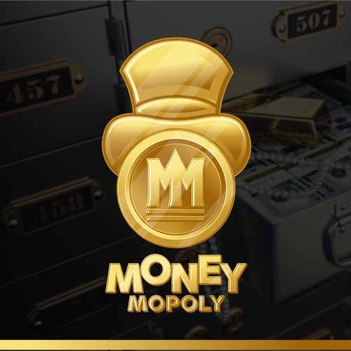 Minimalistic Logo for Make Money Online YouTube Channel "MoneyMopoly" Design by rocketstudio