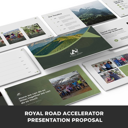 Help us help poor rural communities by providing a simple and stunning powerpoint template Design by SlideFactory