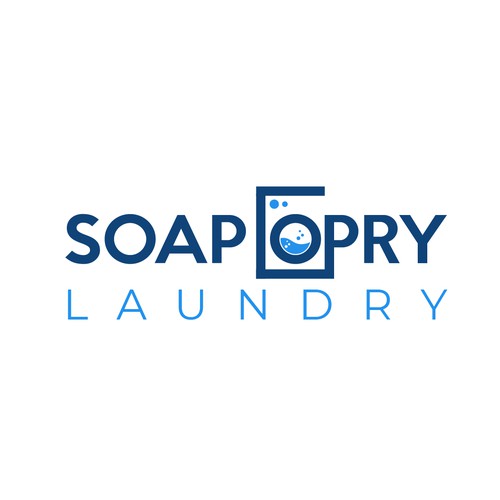 Design a crisp and modern logo for my laundromat Diseño de NuriCreative