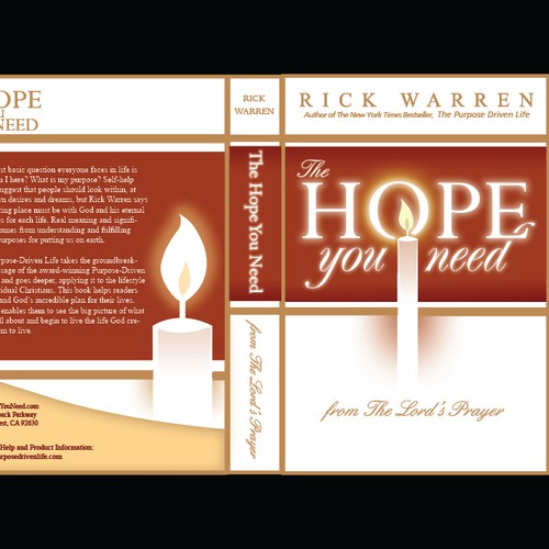 Design Rick Warren's New Book Cover Design por James U.