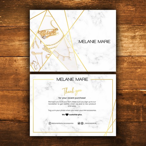 Design an Aesthetically Pleasing Jewelry Flyer/ Insert! Design by iguads ⭐️⭐️⭐️⭐️⭐️