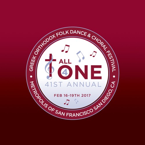Greek Folk Dance and Choral Festival Annual Logo Design by chrisbduck