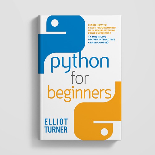 Python Prgramming book cover design (Subtitle must be included on cover) Design réalisé par B-eS