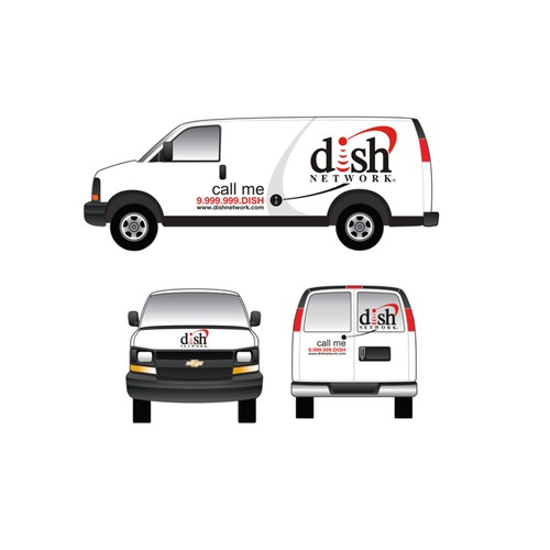 V&S 002 ~ REDESIGN THE DISH NETWORK INSTALLATION FLEET デザイン by rudi_ozsy