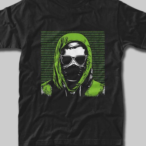 Shirtdesign "cybercrime" Design by welikerock