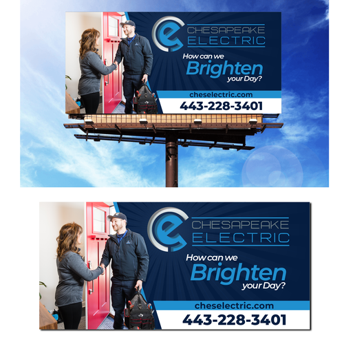 Chesapeake Electric Billboard Design by ✨B O T S™✨