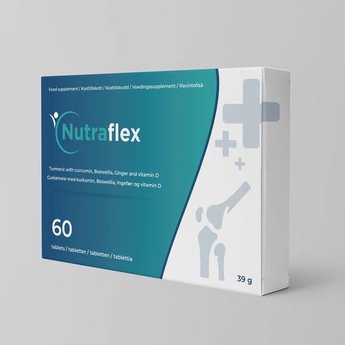 Health supplement box Design by Hoopoe_Designs