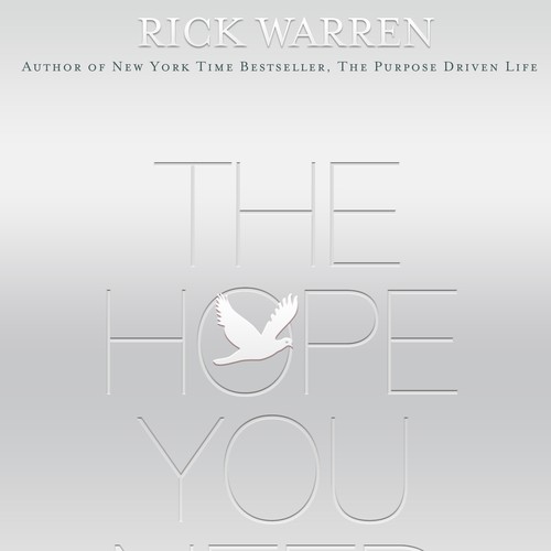 Design Rick Warren's New Book Cover Diseño de ossiebossie