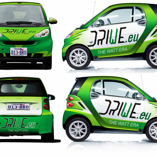 Retrofit Electric car wrapping design Design by TANSA ART