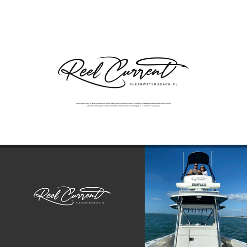 Boat Name Font/Logo Design Design by S.P.W