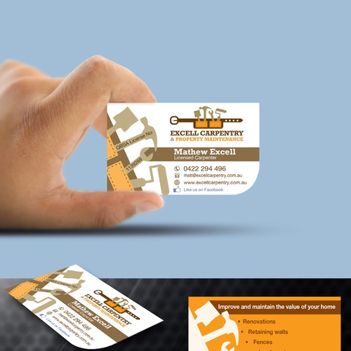 carpentry images for business cards