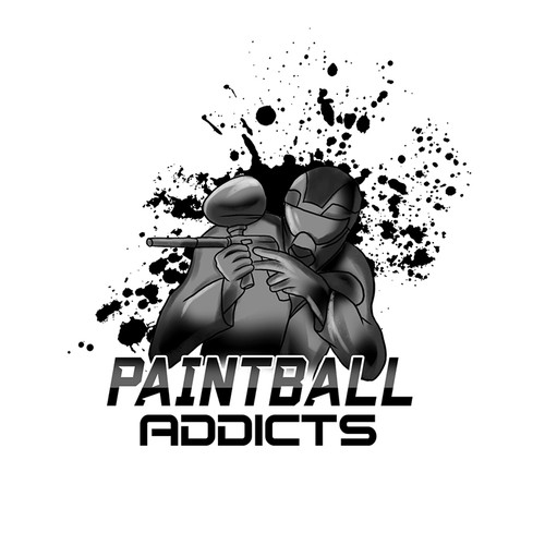 Paintball YouTube Channel logo Design by acid_noir™✅