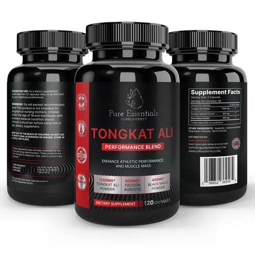 Design di Design a modern product label for my supplement bottle di sazzad_abir