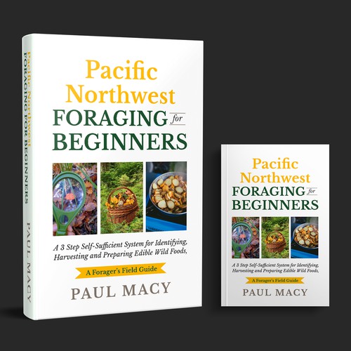 We need a modern looking Pacific Northwest Foraging book cover Design by M E D I A 2