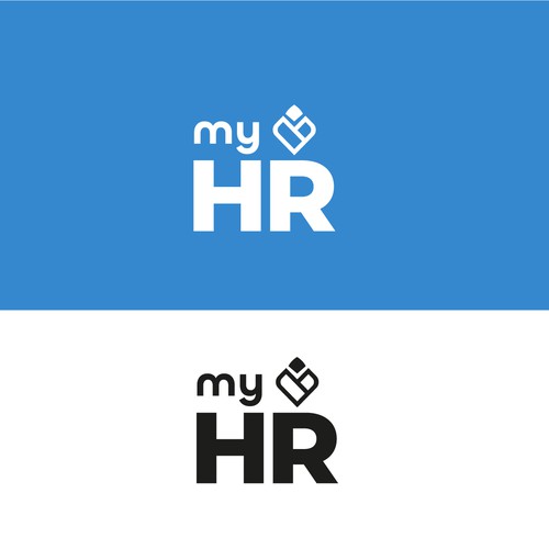 Create an awesome logo for myHR, the #1 HR Software in Luxembourg ! Design by M.I.Thomson