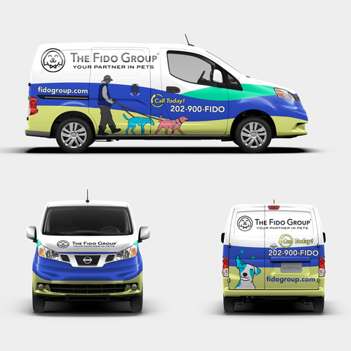 Sleek & simple van wrapping images for Google My Business Design by Art Mahno ✔