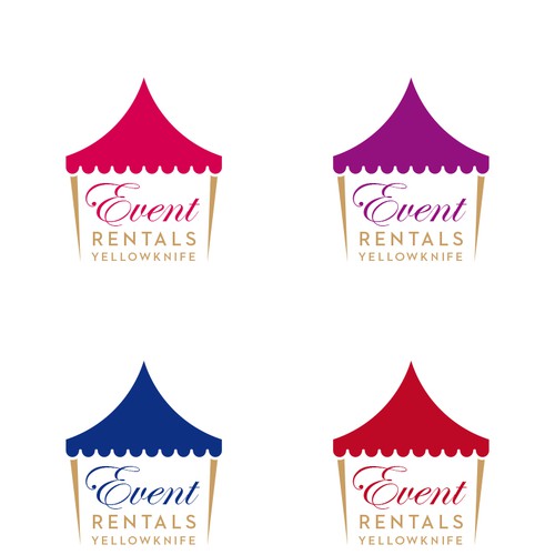 New event and party rental company needs a fun, modern and professional logo. Design by trumpdesign